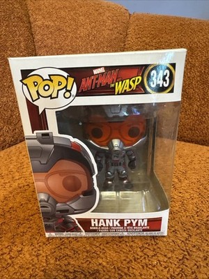 Funko Pop Hank Pym Vinyl Figure #343 Ant-Man & The Wasp Movie Marvel Comics New