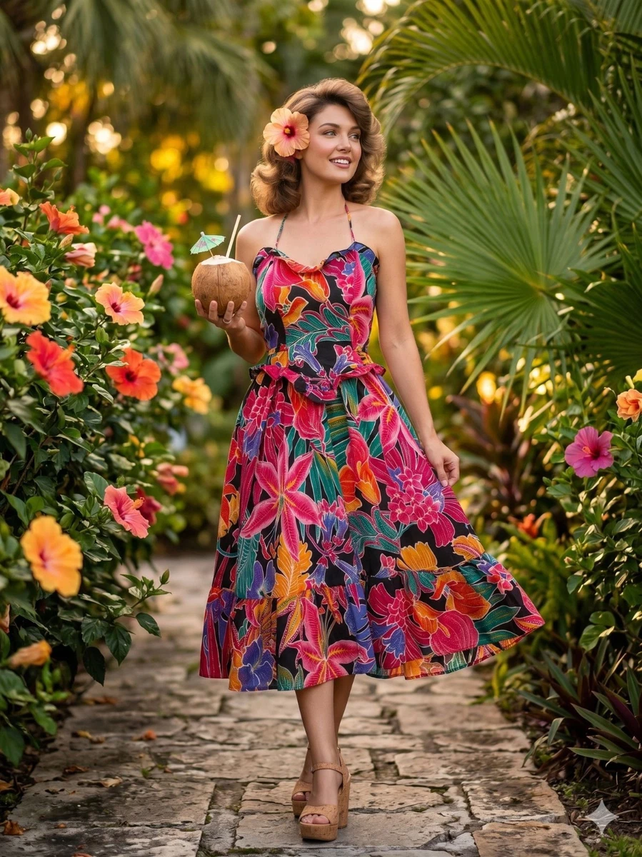 Foxy Lady Dress In Women's Vintage Dresses for sale - eBay