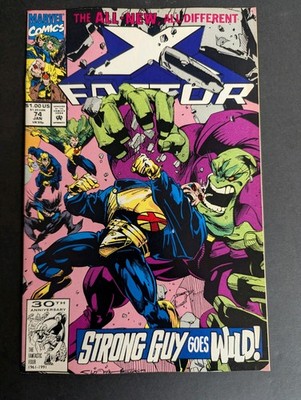 X-FACTOR #74 CVR A AL MILGROM 1992 PETER DAVID MARVEL COMICS 