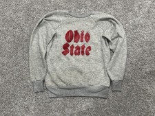 True Vintage Ohio State Crewneck Buckeyes Sweatshirt 70s Size Small