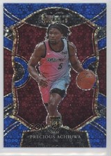 2020-21 Panini Select Concourse Blue Disco Prizm 6/25 Precious Achiuwa #80 1d0h
