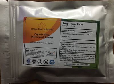 BIO Makoi Pulver Kakamachi Solanum Nigrum natürliches harntreibendes rein & hoch 