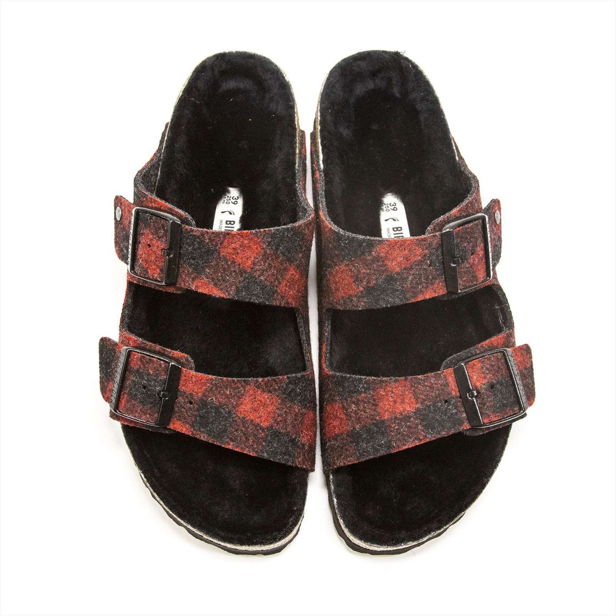 Birkenstock Men Sandals Flip Flops Arizona Rivet Wool Felt 