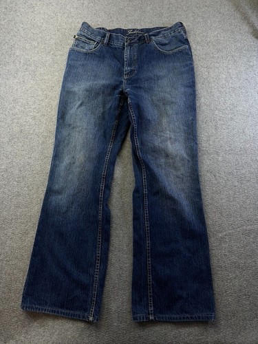 Indigo Palms Jeans Men’s 34X30 Blue Denim Boot Cut Loose Fit Vintage