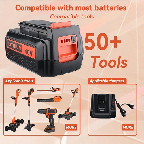 2X 36V 4,0Ah Li-Ion Akku Für Black & Decker LBXR36 LBX36 LBX2040 BL20362 LHT2436 - Bild 10 von 21