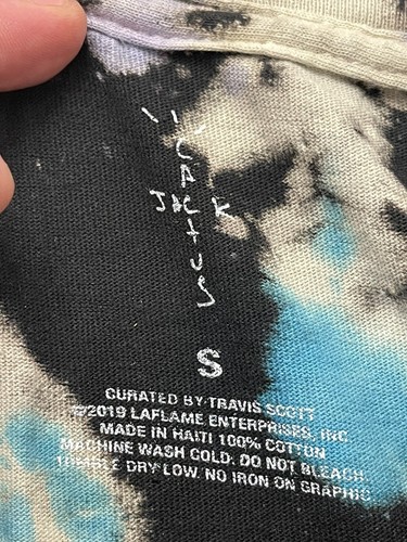 Travis Scott Cactus Jack Highest In The Room T-Shirt Gr. S Tie Dye HITR TEE Neu mit Etikett - Bild 5 von 15