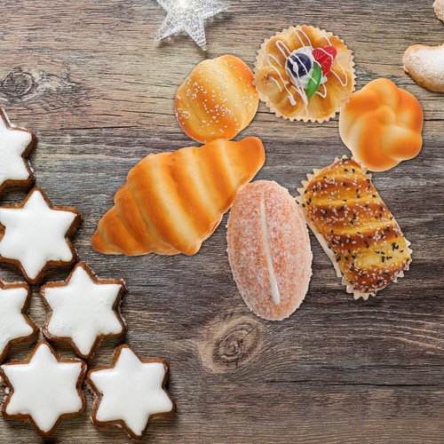 3 PCS Gefälschtes Französisches Brot Lebensmittel-Spielzeug-Requisite - 第 12/12 張圖片