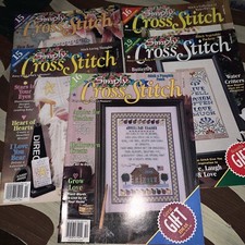 Simply Cross Stitch Magazines - Lot of 5
