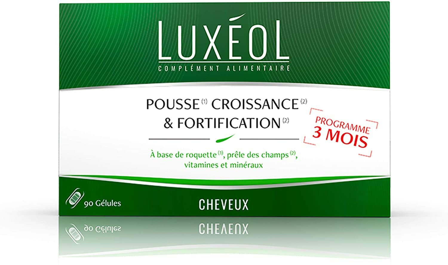 Complément alimentaire pousse cheveux cure 3 mois fortification