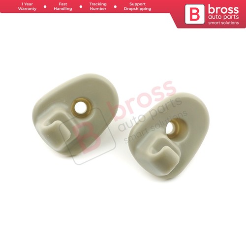 2 pz clip visiera solare 1AR26BD1AA per Jeep Liberty 2005-2012 Dodge Nitro 08 12 - Foto 4 di 10