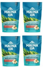 Mauna Loa Hawaiian Sea Salt Macadamia Nuts - 4 Pack (4 oz. Bags) | Keto Friendly