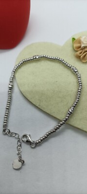 SILBER ARMBAND KUGELN MILLELUCI UND GLATT VERGOLDET RHODINIERT CM 18-21 EXPLOIT