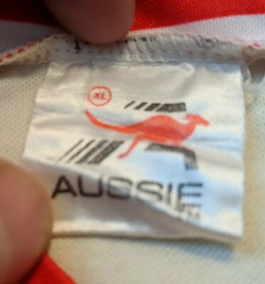 Chemise Cycliste Aussie Salsa – Taille XL – Bleue – Tenue Vélo Vintage