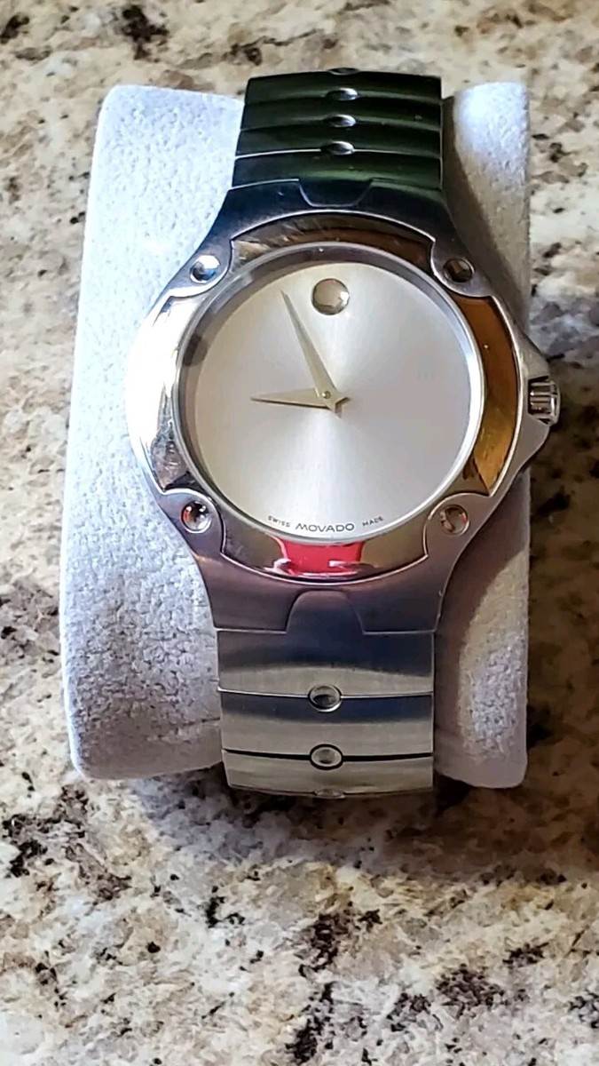趣味・スポーツ・実用 MOVADO HISTORY Movado Men's Men's Museum Sport Watch in Stainless Steel and
