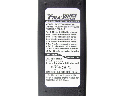 Cargador inteligente inteligente de batería Ni-MH 3.6V 4.8V 6V 7.2V 8.4V 9.6-10.8V 12V - Imagen 7 de 11