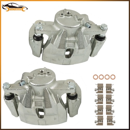 New Front Offside Brake Caliper For 2001-2009 Toyota Corolla - Lucas System, Silver Finish