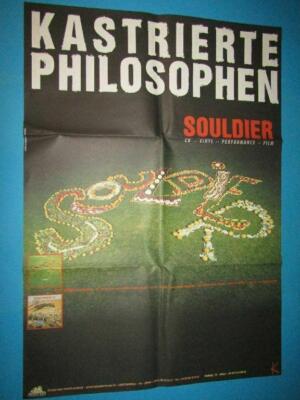 Kastrierte Philosophen / Souldier - LP, CD Promo Poster - 83 x 59 cm