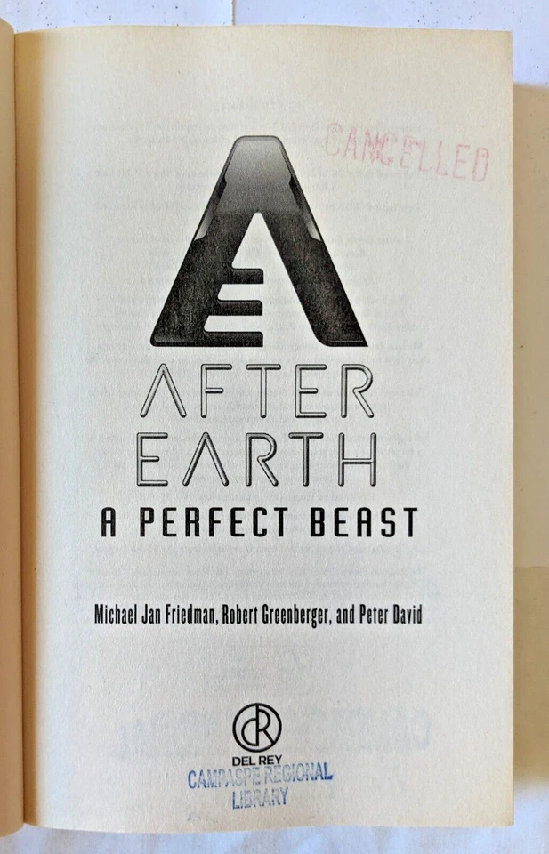 After Earth A Perfect Beast By Michael Friedman Robert Greenberger Peter David - Image 3 of 4