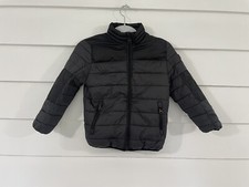 NEW Zara Kid Black Lightweight Jacket long sleeve size 7 years 122 cm Y321J