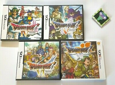 Lot 4 NDS Dragon Quest 4 5 6 7 IV V VI Ⅶ Set Nintendo Square Enix DQ Japan  Game | eBay