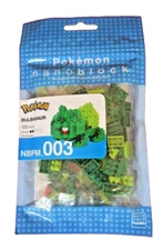 Bulbasaur, Pokémon Series Nanoblock Building Kit (NBPM_003) NEW SEALED