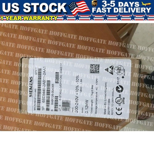 New Siemens 6SE6440-2AB11-2AA1 6SE64402AB112AA1 MICROMASTER440 without filter