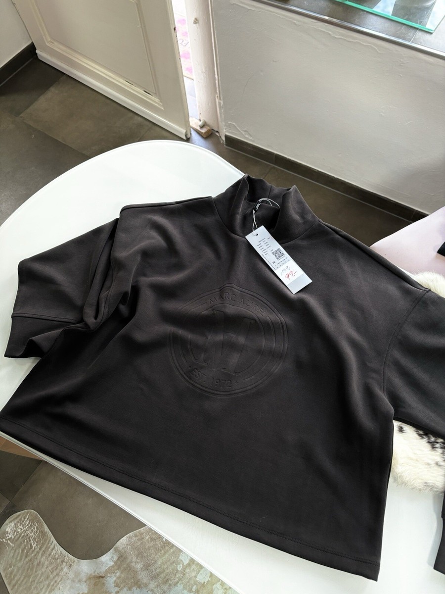 Marc Aurel Sweater Pullover Graphit Dunkelgrau Oversize NEU 36