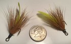 10 Dressed Double Fishing Frog Hook,with Deer Hair,Feather,Flashing, Fly Fishing — photo 3