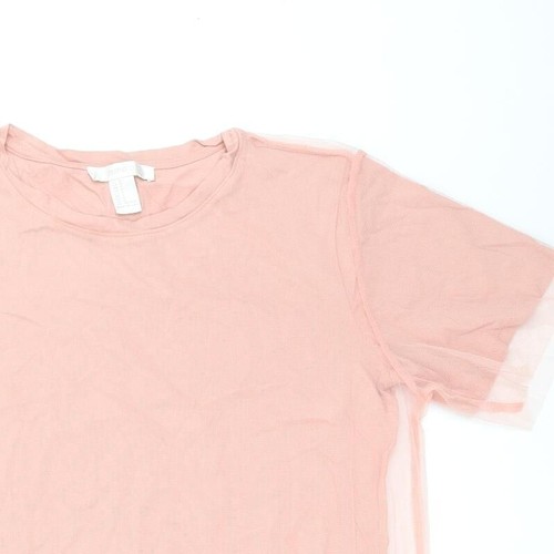FOREVER 21 Womens Pink Polyester Blend T-Shirt Dress Size M - Picture 4 of 12