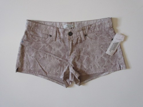 NWT Rich \u0026 Skinny Zuma Short in Tan Boa 