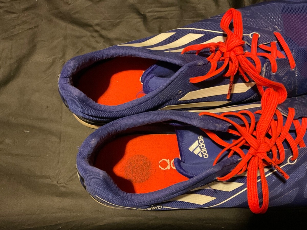 Adidas Adizero Sprint Web Men's Track Spikes Running Shoes Blue Size 10.5 |  eBay