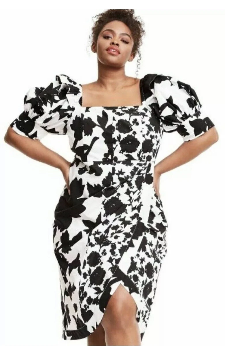 Target black and white best sale dress