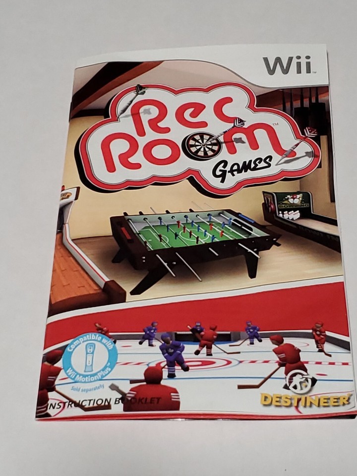 Rec Room Games Nintendo Wii, 2009 CIB Tested 828068212896 eBay