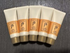 The History Of Whoo Gongjinhyang Facial Cream Cleanser 40ml X 5pcs  210ml. New