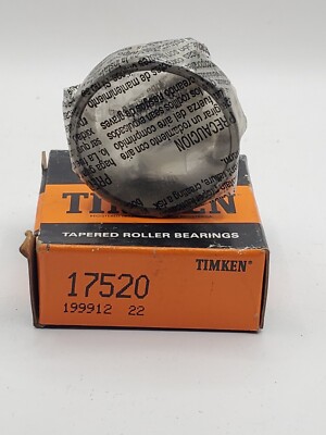 Timken Tapered Roller Bearing Cup  17520 Precision   New In Box   Old Stock