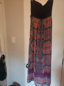 charlotte russe orange dress