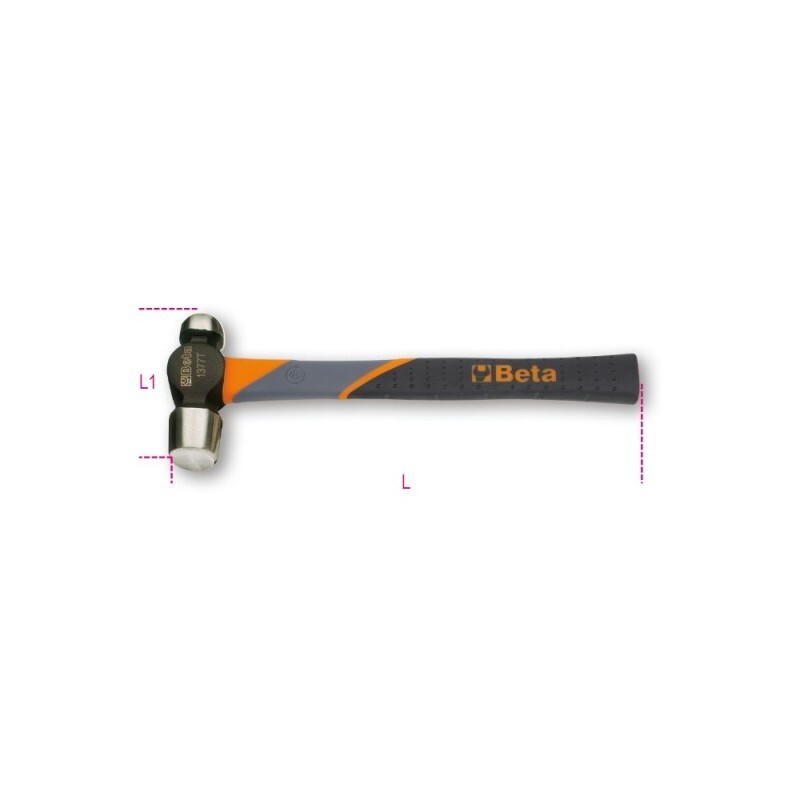 Beta 1377T Martello Penna Sferica 350mm Manico in Fibra - Acquista Ora