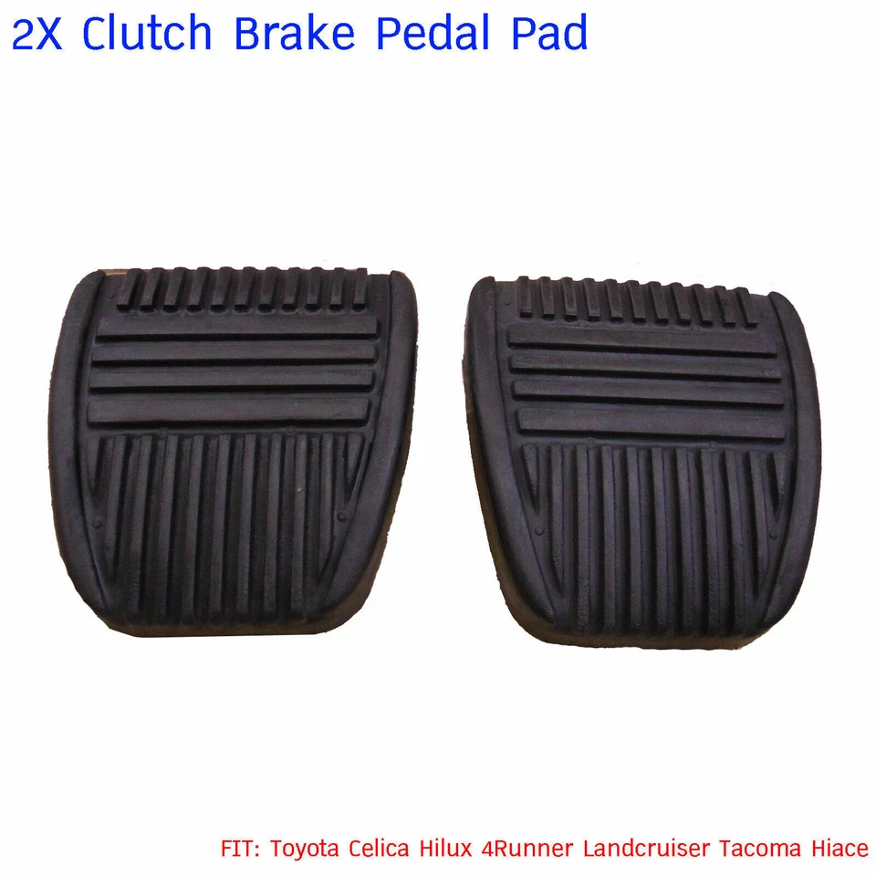 FOR Toyota RAV4 1996,1997,1998,99,2000 Clutch Brake Pedal Pad Pair Black Sport Foto 2 de 3