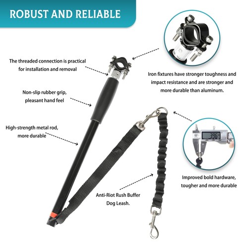 Free Dog Bicycle Exerciser Leash Hands Free Bicycle Dog Leash - Picture 3 of 7