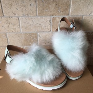 fluffy ugg sandals