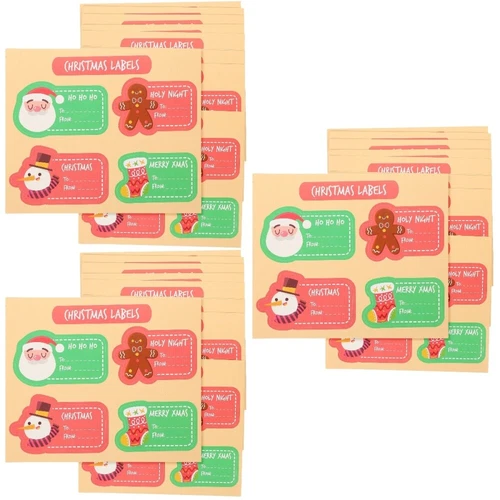  Set of 3 Weihnachtsaufkleber Abdichtende Siegelaufkleber Vorhanden