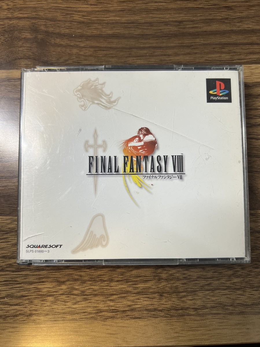 Final Fantasy VIII 8 FF Sony PS1 Japanese Import CIB Complete in