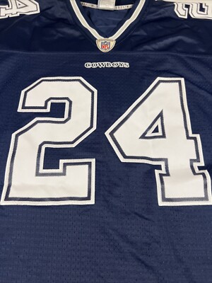 Dallas Cowboys Authentics Barber #24 Logo Jersey Blue NFL Football