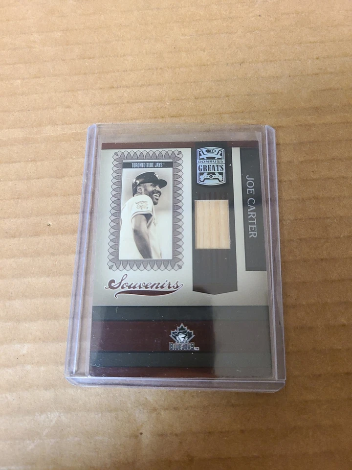 2005 Donruss Greats Joe Carter Souvenirs GU Bat Relic #S-2 Blue Jays - Image 2 of 3