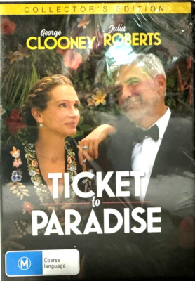 Ticket to Paradise Brand New Sealed DVD George Clooney Julia Roberts Region 4