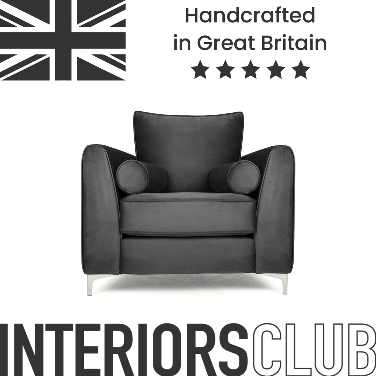 Accent chair 2024 for charcoal sofa