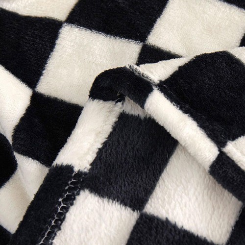 Throw Checked Large Polar Warm Soft Blanket Sofa Bed GX V0H8 Travel Car H4R9 - Picture 7 of 15