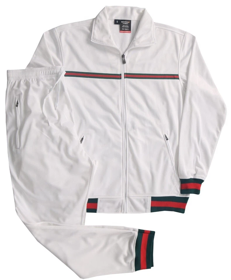 MEN EXCLUSIVE GYM FASHION STAR JOGGER TRACKSUIT W/DRAWSTRINGS SMALL UPTO 5X - Image 3 of 4