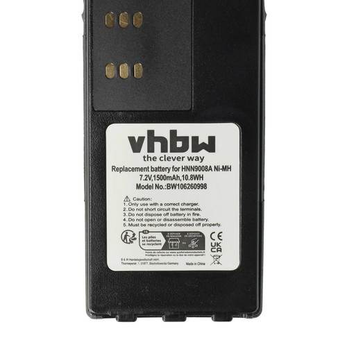 Batterie pour Motorola GP338 GP339 GP329 GP330 GP340 GP360 GP380 1500mAh 7,2V - Zdjęcie 5 z 9
