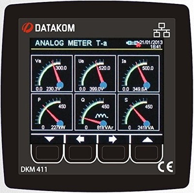 DATAKOM DKM-411 Network Analyzer Multimeter Panel